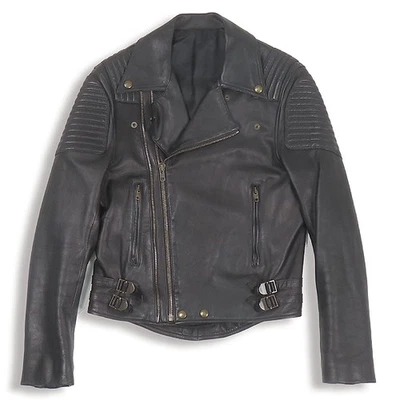GIVENCHY black leather rider jacket - Image 1 of 4