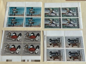 Federal Duck Stamp Plate Blocks RW47-RW50 - Reduced! - Picture 1 of 8