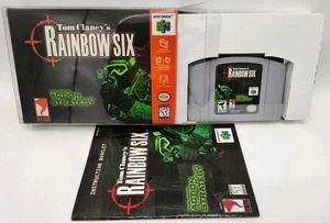 Tom Clancy's Rainbow Six - (N64, 1999) *VGC + Case Protector* VGC* Tested! READ! - Picture 1 of 24