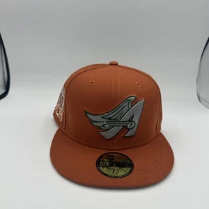 Anaheim Angels 50th Anniversary New Era Fitted Hat 7 1/4 - Bild 1 von 6