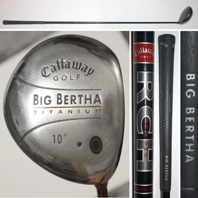 Callaway Big Bertha Titanium Driver 10 Degree 44.75" RCH Graphite 65W Regular RH - Image 1 of 4