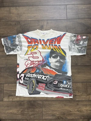 Camisa Dale Earnhardt The Intimidator #3 Goodwrench Vintage NASCAR Estampa Completa 2XL - Imagem 1 de 4