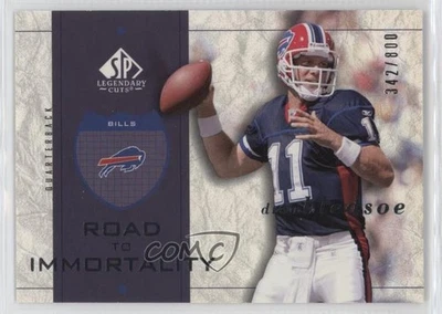 2002 SP Legendary Cuts Road to Immortality /800 Drew Bledsoe #115 - Image 1 of 2