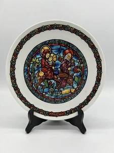 D'Arceau-Limoges, "La Fuite En Egypte" 1st plate "Noel Vitrail" Series 1975 - Picture 1 of 6