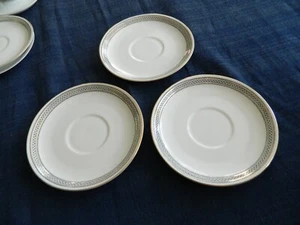 Franconia Krautheim Selb Bavaria 3) 6" Saucers KRMTote - Picture 1 of 5