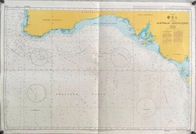 Mapa Náutico Del Océano Austral Costa Sur De Australia Admiralty 4709 - Imagen 1 de 4