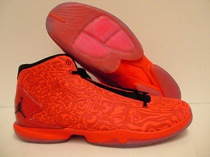 orange jordan shoes