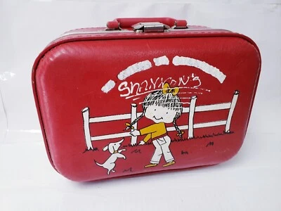 Vintage Red Going to Grandma's House Child's Suitcase 13 X 9 X 5” - Image 1 of 4