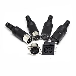 1/2/5 Stück 3/4/5~8 Pin Stecker/Buchse DIN Stecker Buchse Lötklemmen Stecker - Bild 1 von 13