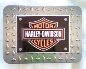 HARLEY DAVIDSON  Motor Cycles 2 DECKS OF Casino PLAYING CARDS WITH TIN - Picture 1 of 9