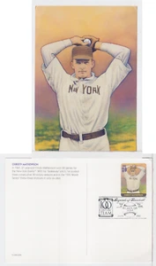 TurtlesTradingPost- Legends of Baseball Christy Mathewson 2000 #UX339 FDC- Card - Picture 1 of 3