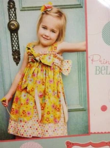 Izzy & Ivy Sewing Pattern 0139 Girls Princess Bella Dress Size 2T-14 Uncut - Picture 1 of 4