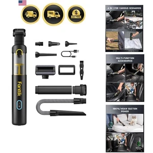 Car Vacuum Cleaner Portable Handheld Cordless Mini Vacuum with Suction - Picture 1 of 11