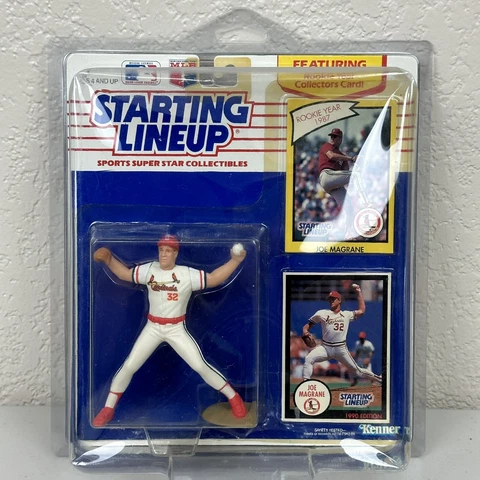 STARTING LINEUP JOE MAGRANE ST LOUIS CARDINALS NIB 1990 SLU FIGURE Rare Cover