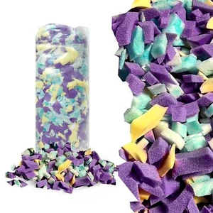 5 lb Shredded Memory Foam Filling Colored, Premium Soft Bean Bag Filler for P... - Picture 1 of 8