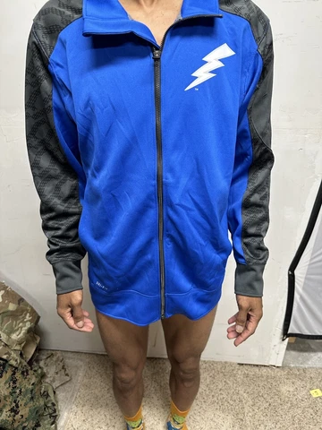 Men’s Blue USAFA Air Force Academy Falcons Zip Up Jacket nike dri fit medium Cover
