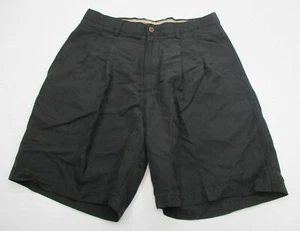 CARIBBEAN JOE Shorts Men's Size 32 Rayon Black - Picture 1 of 6