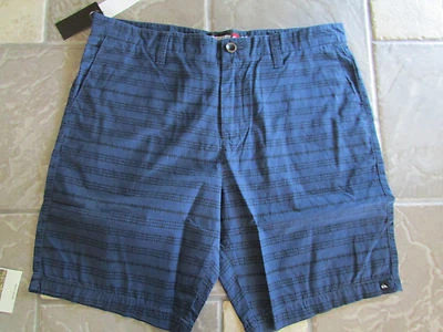 NOVO SHORTS MASCULINO AZUL QUIKSILVER ESTILO 38: ESTAMPA PLANA LEVE REEPER FRETE GRÁTIS - Imagem 1 de 4