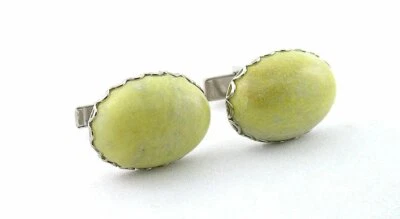 Gemelos de cabina con bisel ovalado de piña jaspe 25x18 color plateado EBS8818 Foto 1 de 2