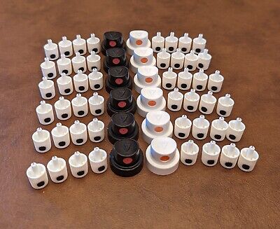 ¡LOT Spray Paint Can Caps! Boquillas Mixtas Puntas NY Thins Outline Euro Fat Orange Dot • 10.08€