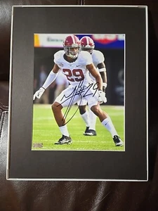 MINKAH FITZPATRICK signed GERAHMT handsigniert ALABAMA CRIMSON TIDE 8x10 Foto COA - Bild 1 von 4