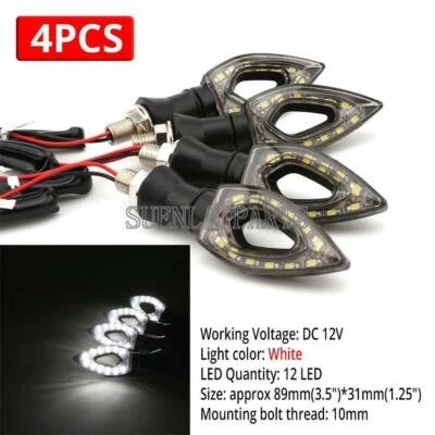 3.5" Mini Light Turn Signals For Yamaha Raider S XV1900 Road Star XV1600 XV1700 - Image 1 of 4