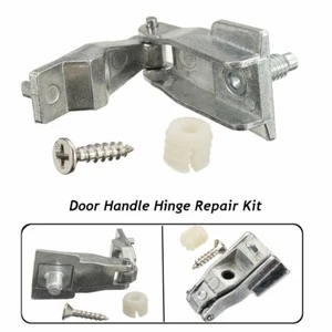 New Chrome Outer Door Handle Hinge Repair Kit for Fiat 500 Passenger Driver Side - Picture 1 of 10