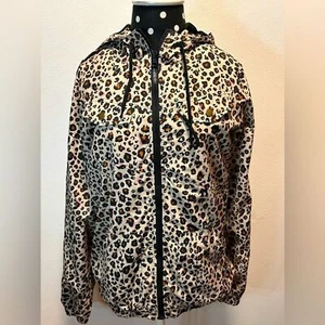 Volcom Cheetah Print Windbreaker Jacket, Women’s size M - Picture 1 of 8