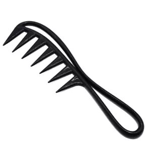 Peigne en Plastique de à Dents Larges DéMêLant Cheveux BoucléS Salon4737 - Bild 1 von 6