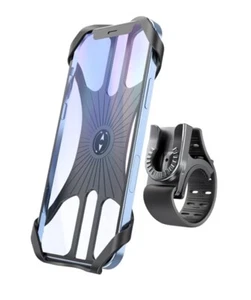acrhkoor bike phone holder black new zdw-b1 360 angle for handlebars - Picture 1 of 11