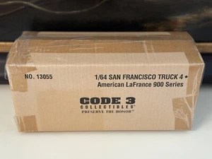 Code 3 #13055 American LaFrance 900 TDA San Francisco Fire Truck 4 1/64 - Picture 1 of 1