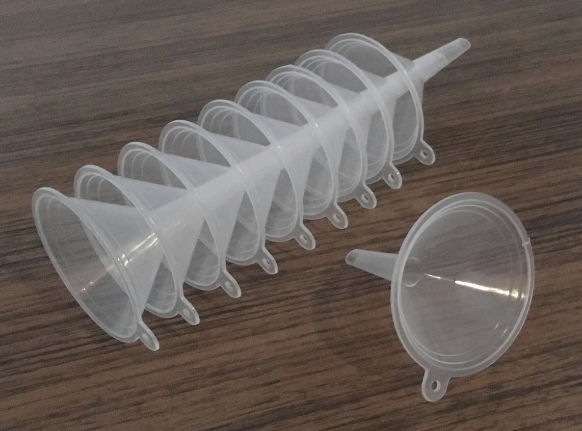 6 Stück Mini-Kunststoff-Trichter – Klein & Transparent, Zum Abfüllen Von Parfüm, Ölen Oder Chemikalien