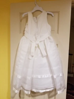 Novo Vestido Formal Jane Copeland para Meninas, Branco, Tamanho 6, Novo sem etiquetas - Imagem 1 de 4