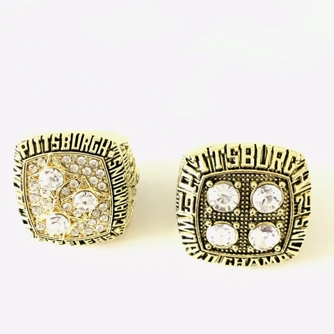 Pittsburgh Steelers Super Bowl Ring 1978 1979 Championship Ring Terry Bradshaw Cover