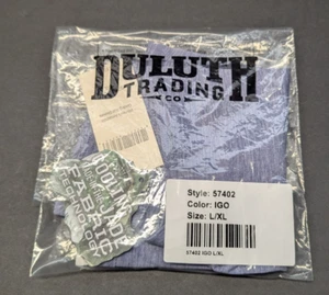 Duluth Trading #57402 Women's Armachillo Cooling Sun Sleeves L/XL Indigo - Picture 1 of 4