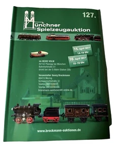 Munchner Spielzeugauktion Auction Catalgue 4/2011 in German MARKLIN Trains #127 - Picture 1 of 1