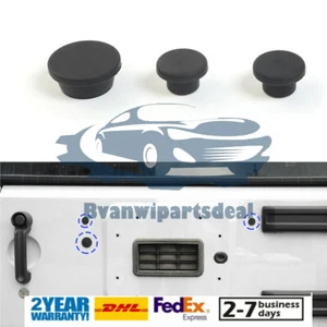 For Jeep Wrangler JK 2007-17 Tailgate Plug Set Spare Tire Carrier Delete Rubber - Picture 1 of 4