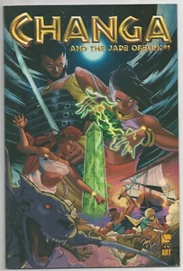Robert Jeffrey II - 3er Set signierte Comics; Changa und der Jade Obelisk 1-3 - Bild 1 von 6