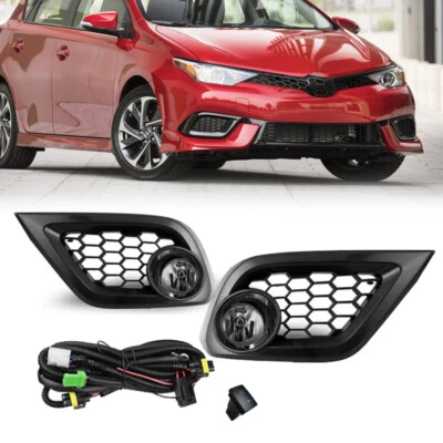 Cubiertas de orificios delanteros para Toyota Corolla IM 2016-2018 luz antiniebla bisel cubierta parrilla Foto 1 de 4