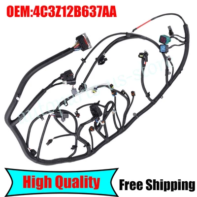 发动机线束适用于福特 Super Duty 6.0L V8 9-23-03 及 After 4C3Z12B637AA — 第 1/4 张图片