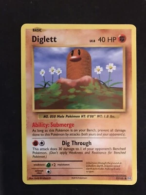 Diglett 55/108 - Evolutions - Common - Pokemon Card TCG - LP - Image 1 of 2