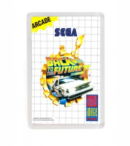 BACK TO THE FUTURE II SEGA MASTER SYSTEM FRIDGE MAGNET IMAN NEVERA - Imagen 1 de 1