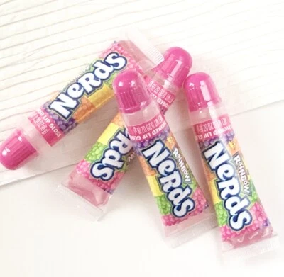 4 Pack~Nerds RAINBOW Flavored Lip Gloss Balm - 0.20 oz/ea - Image 1 of 2