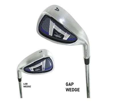 AGXGOLF MEN'S MAGNUM XS WIDE SOLE GRAPHITE GAP & LOB WEDGE. RIGHT or LEFT HAND - Image 1 of 4