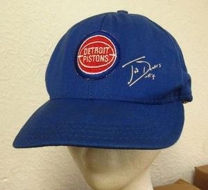 DETROIT PISTONS beat-up baseball hat Joe Dumars basketball cap 1980s snapback - Picture 1 of 3