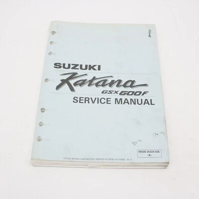 1988 - 1991 Suzuki Katana GSX600F Workshop Service Manual 99500-35028-03E - Image 1 of 2