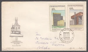CZECHOSLOVAKIA 1968 FDC SC#SC#1543/44 40h/60h, The New Prague - Bild 1 von 2