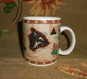 Hawaii Designer Coffee Mug - Picture 1 of 6