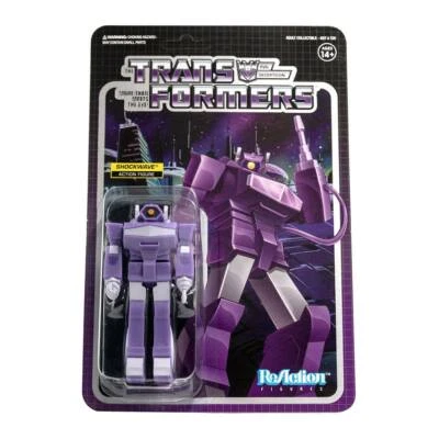 Transformers ReAction Actionfigur Wave 2 Shockwave 10cm - Bild 1 von 2