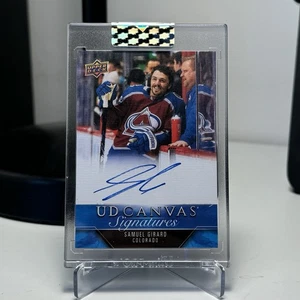 2023-24 Upper Deck Clear Cut Canvas Signatures #CS-SG Samuel Girard On-Card Auto - Picture 1 of 2